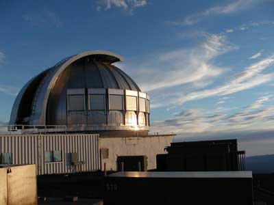 Telescope and Cirrus Clouds