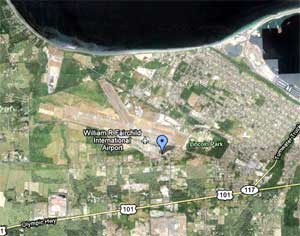 At the end of Lauridsen Boulevard